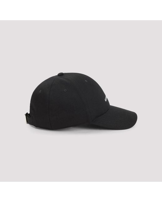 Givenchy Accessoires ,Zwart ,Katoen Zwarte Hoeden & Petten Aw 25 in het Black voor heren