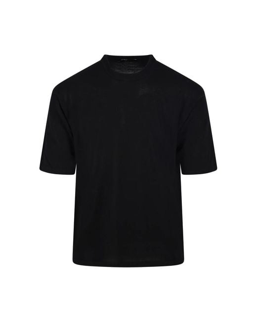 T-Shirts Roberto Collina de hombre de color Black