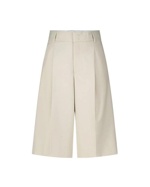 Rossi Korte Broeken ,Wijde Pijp Bermuda Shorts in het Natural