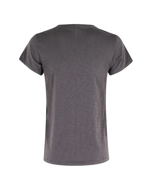 Rag & Bone The Slub Tee in het Gray