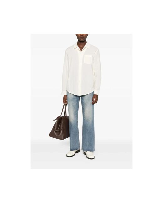 TONYWACK Blue Flared Jeans for men