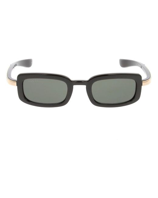 Gucci Accessoires ,Zwart ,Zonnebrillen in het Gray