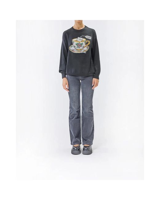 Moschino Blue Round-Neck Knitwear