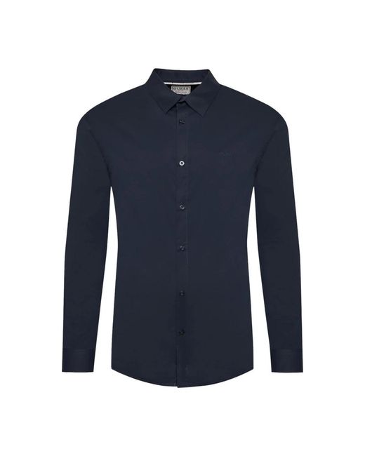Guess Blue Formal Shirts for men