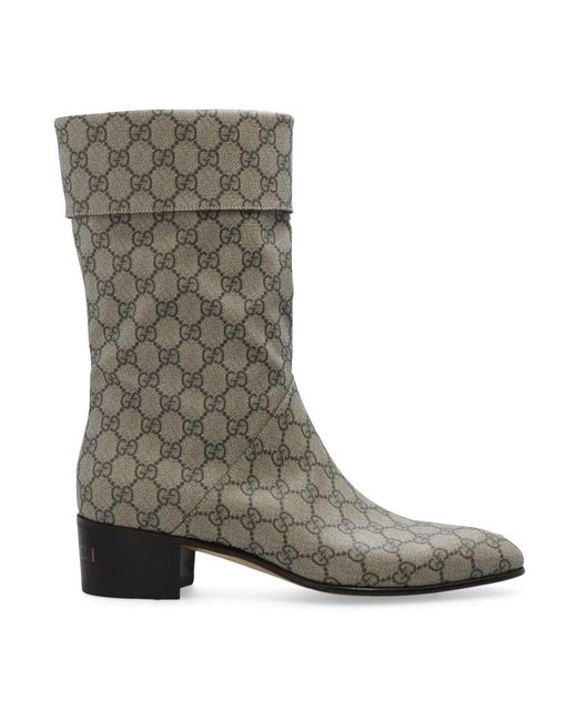 Gucci Gray High Boots