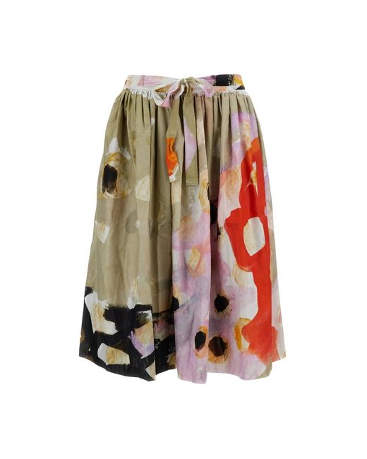 Daniela Gregis Multicolor Midi Skirts