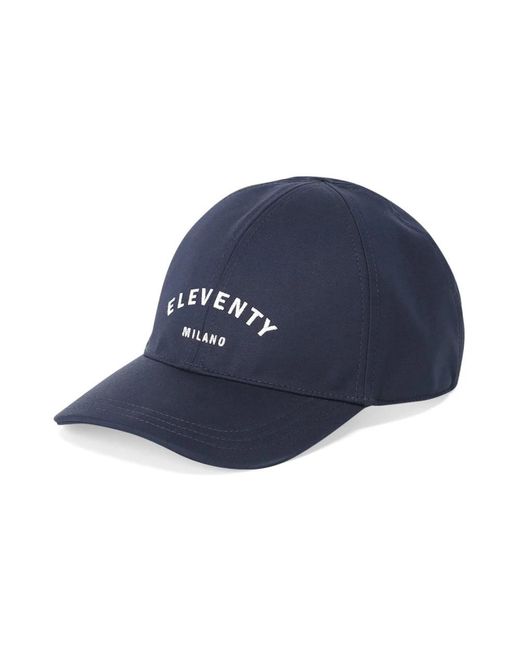 Eleventy Minimalist Cap in het Blue voor heren