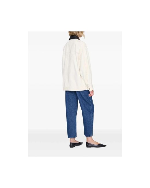 Anine Bing White Light Jackets