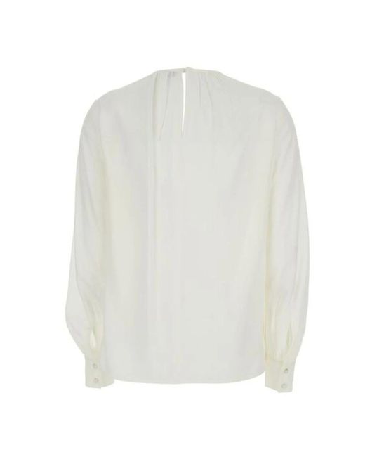 Max Mara White Blouses