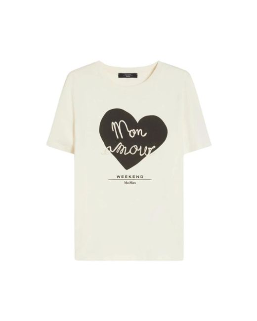 Max Mara T-Shirts in het White