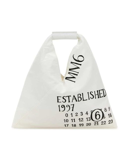 Handbags di MM6 by Maison Martin Margiela in White