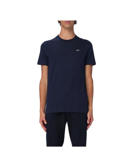 Paul & Shark T-Shirts in het Blue voor heren