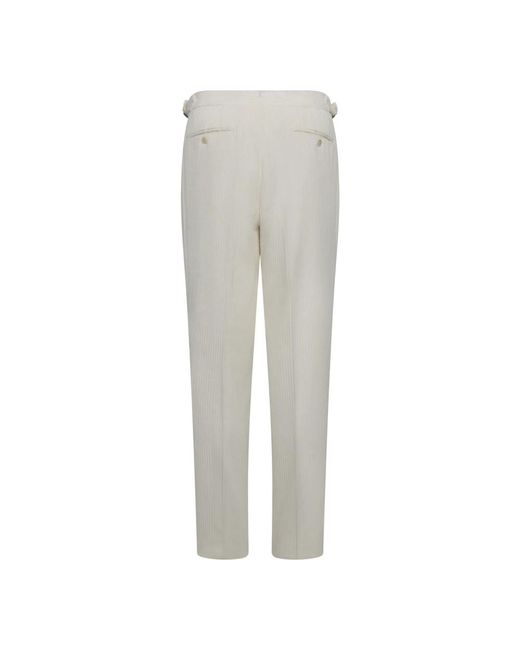 Franzese Collection Gray Slim-Fit Trousers for men