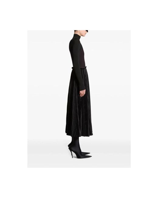Balenciaga Black Midi Dresses