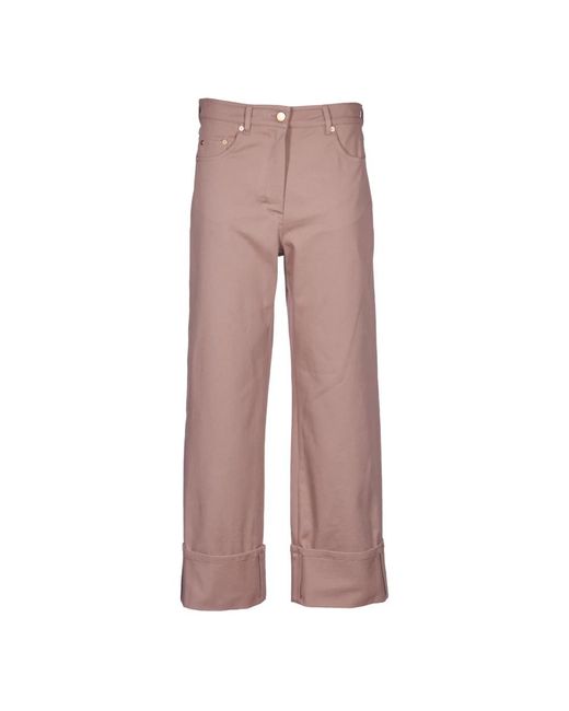 パンツ MAX MARA Women Straight Pants 2511131112002 Brown Max Mara Straight Trousers in Brown | Lyst