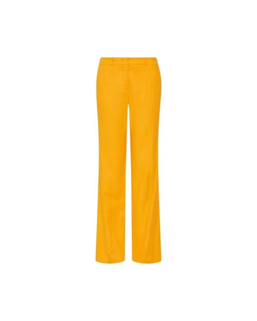 Marella Yellow Wide Trousers