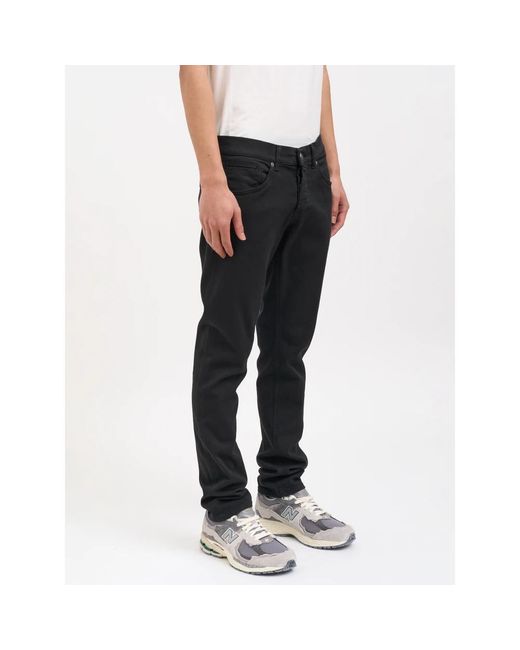 Dondup Black Slim-Fit Jeans for men