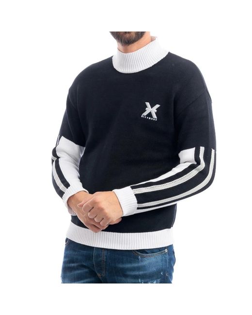 John Richmond Blue Turtlenecks for men