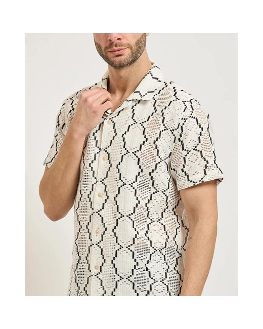 Guess White Short Sleeve Shirts for men