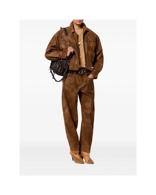 Isabel Marant Rechte Broek in het Brown