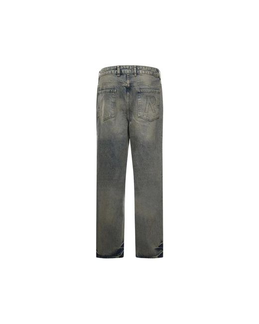 Represent Gray Straight Jeans for men