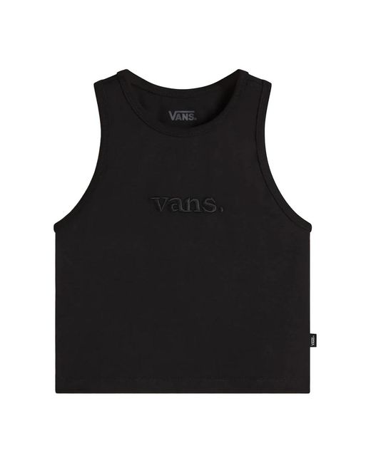 Sleeveless Tops Vans de color Black