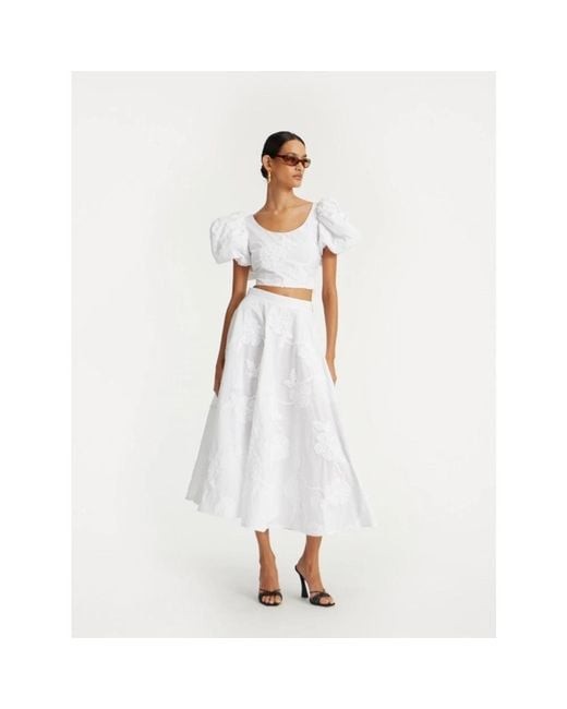 Midi Skirts di ROTATE BIRGER CHRISTENSEN in White