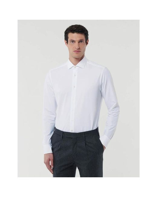 Xacus Overhemden ,Wit ,Witte Overhemd Klassieke Stijl in het White voor heren