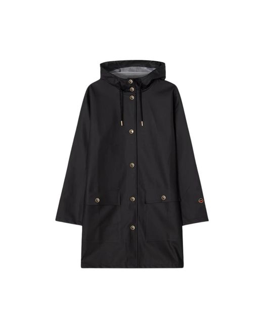 BUSNEL Jassen ,Zwart ,Polyester Britte Regenjas in het Black