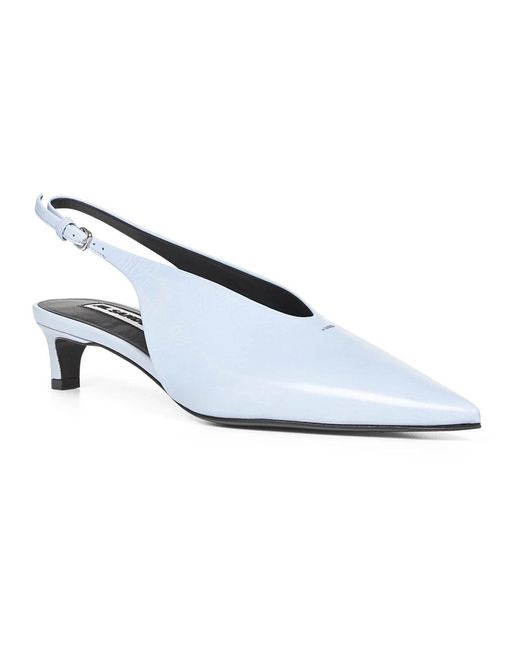 Jil Sander White Pumps Mit Absatz