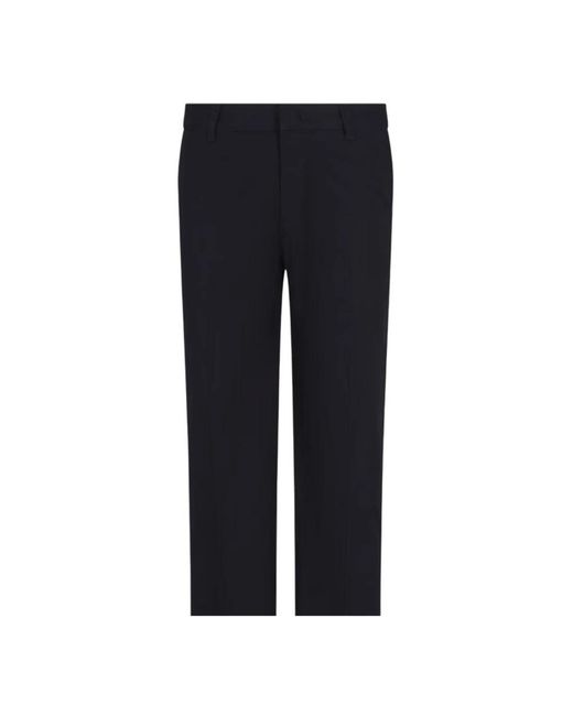 ARMANI EXCHANGE Blue Straight Trousers for men