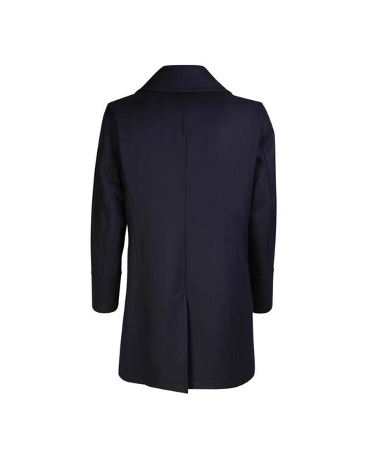 Sealup Blue Double-Breasted Coats for men