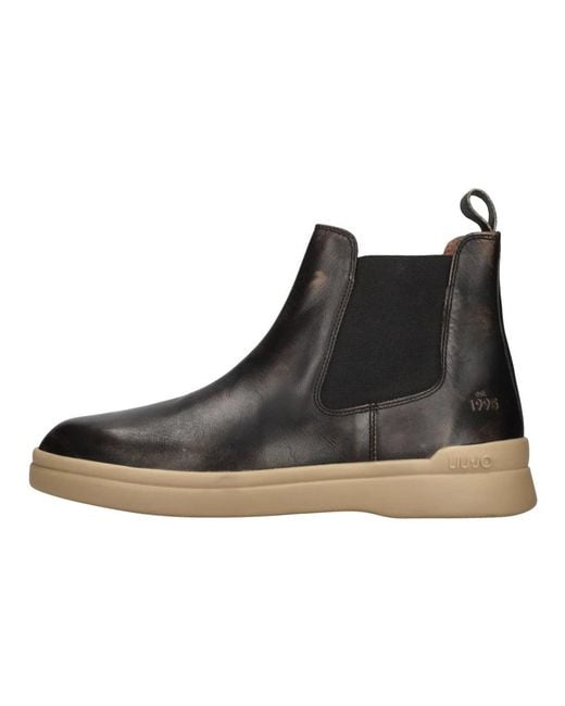 Liu Jo Black Chelsea Boots for men