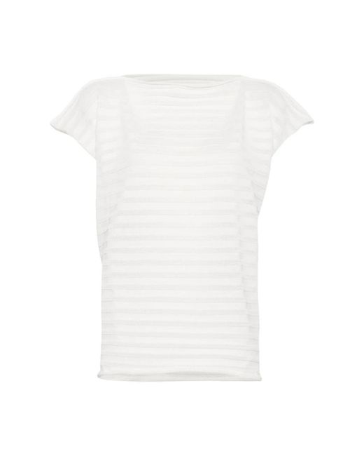 Issey Miyake White T-Shirts