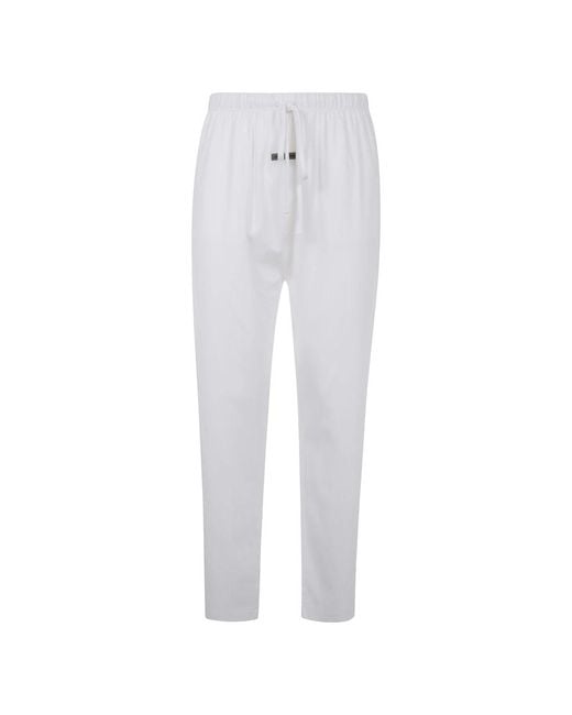 Fear Of God White Slim-Fit Trousers