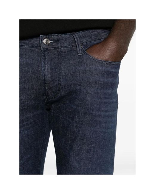 Emporio Armani Blue Slim Fit Jeans for men