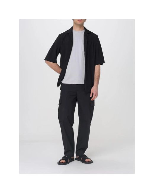 Barena Black Straight Trousers for men