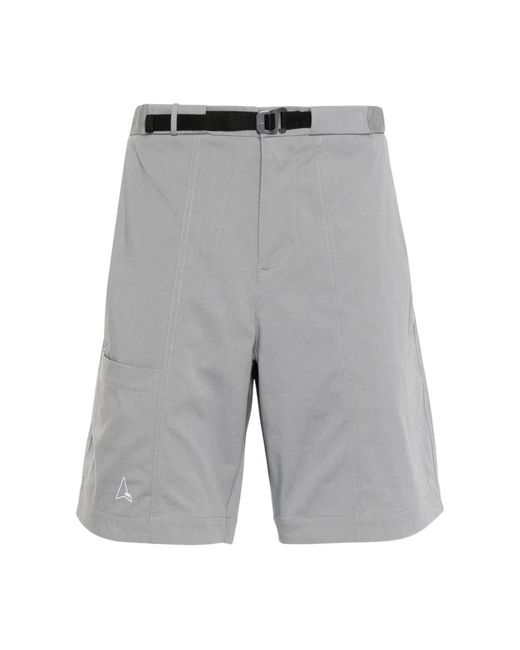 Roa Gray Casual Shorts for men