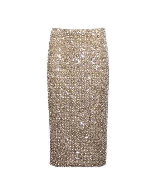 P.A.R.O.S.H. Natural Midi Skirts