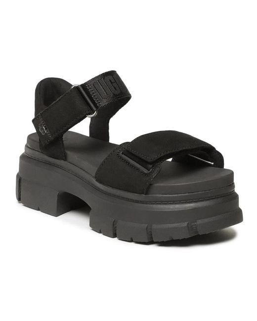 Flat Sandals Ugg en coloris Black