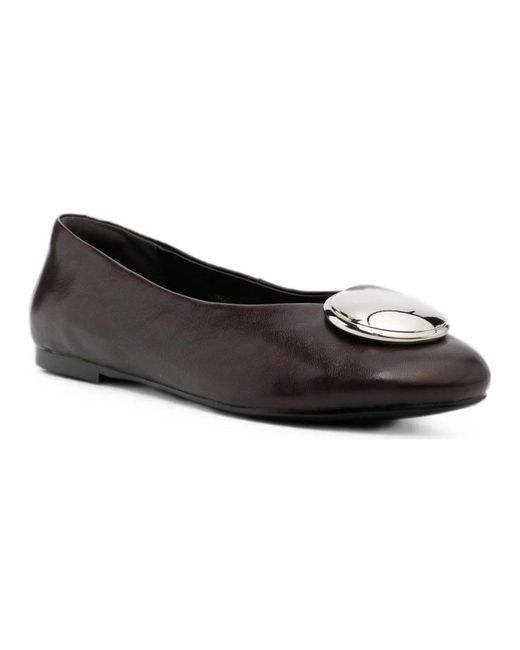ADRIANNA FERETTI Black Ballerina Shoes