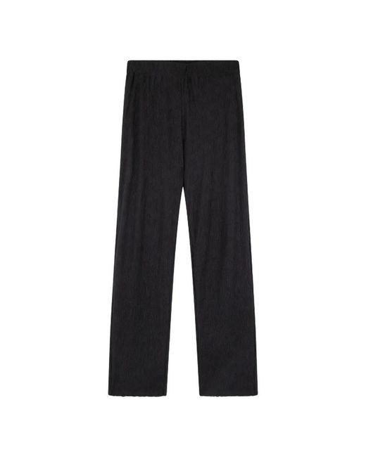 Alix The Label Black Straight Trousers