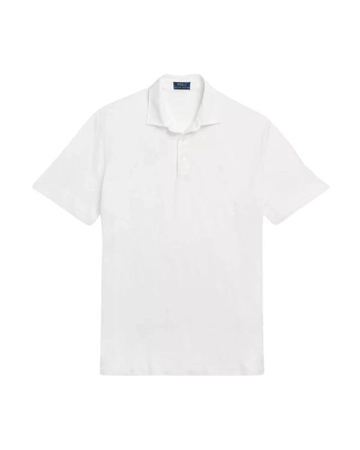 Ralph Lauren White Polo Shirts for men