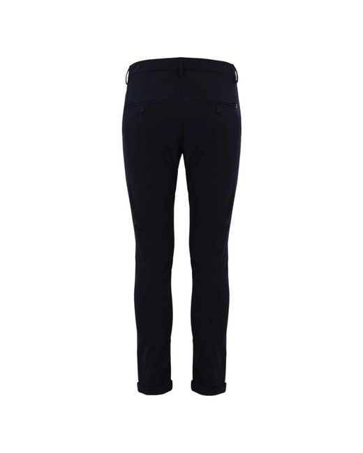 Dondup Blue Slim-Fit Trousers for men