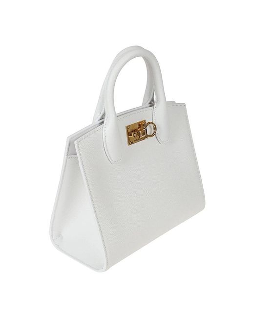 Ferragamo White Handbags