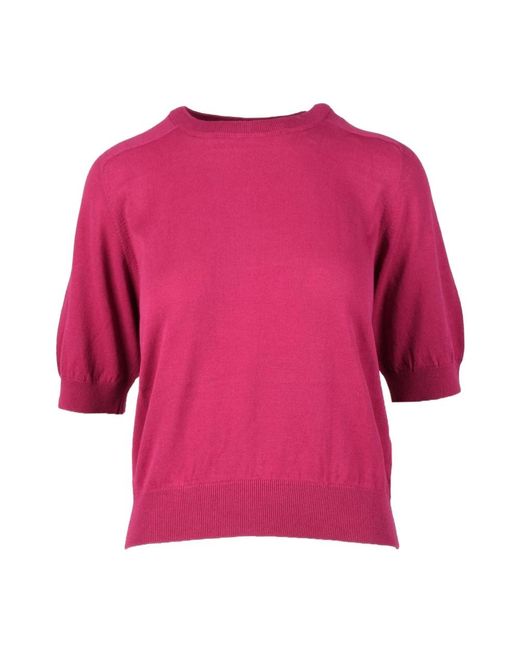 Maglia in cotone di Alpha Studio in Purple