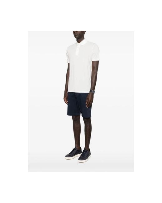 Emporio Armani White Polo Shirts for men