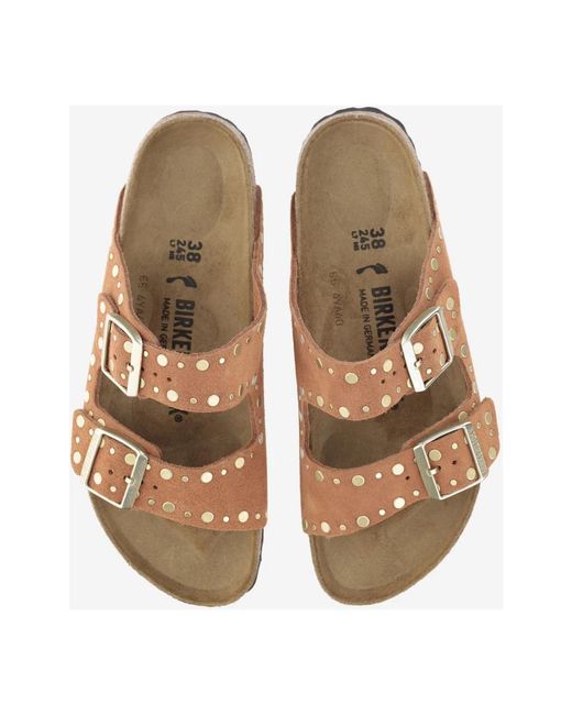 Birkenstock Brown Sliders