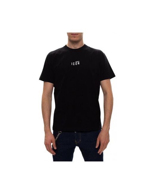 DSquared² Black T-Shirts for men