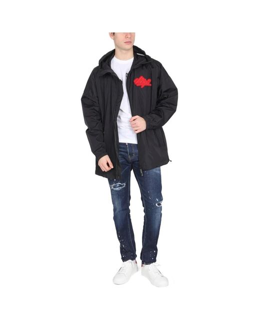 DSquared² Black Light Jackets for men
